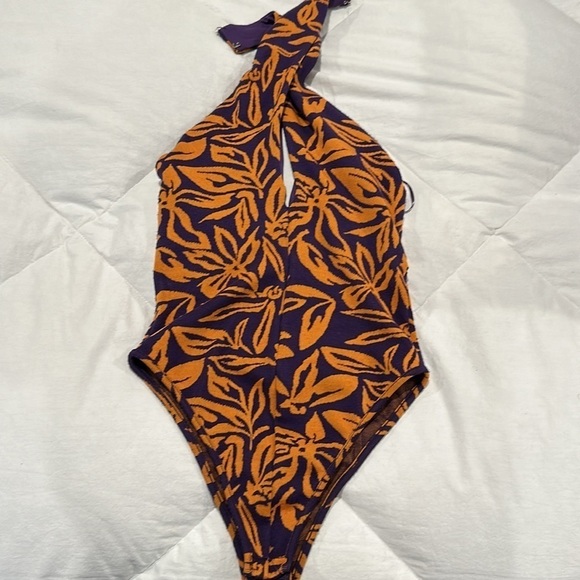 Zara jacquard halter bodysuit - Picture 2 of 3